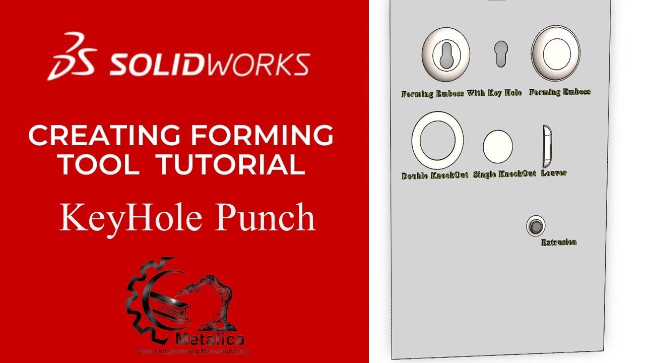Punch Forming Tools (Key Holes ) Punch - YouTube