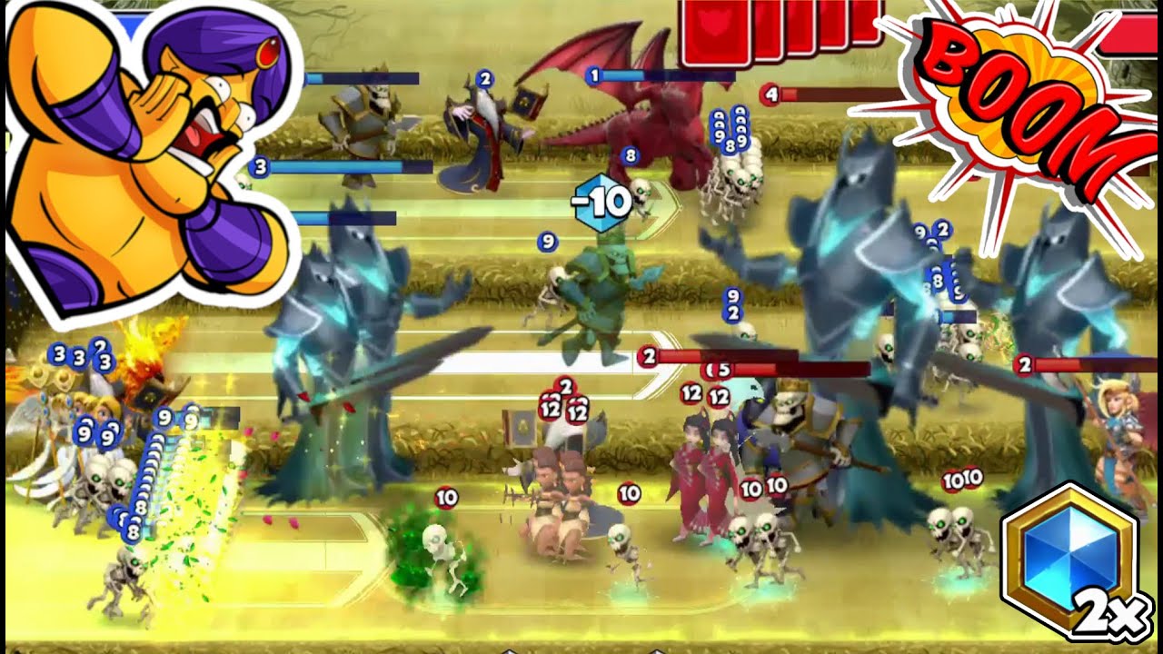 Castle crush 🔥 Best Deck To Destroy Everything 😂 👍 Double Mana Speed  🔥 Funny GamePlay 😂