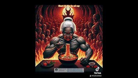 Short Bà Bảy ăn mì cay #ai #chatgpt #xuhuong #votri #batsatdao