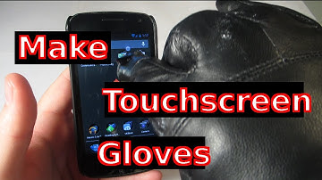 Make Touchscreen Gloves (No sewing)