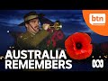 We find out how Australians have marked Remembrance Day