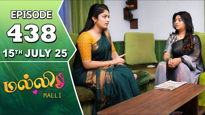 Malli Serial | Episode 438 | 15th July 2025 | Nikitha | Vijay | Saregama Dice TV Shows Tamil