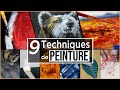 9 techniques de peinture acrylique