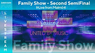 LIVE FROM MALMO: Family Show SEMI FINAL 2 | Eurovisionfun Live Stream