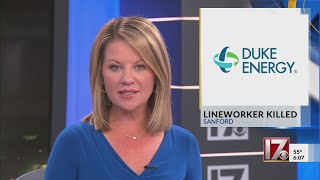 Duke Energy lineworker killed