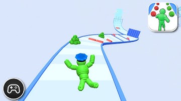 Rope Man Run - Gameplay Walkthrough Part 29 - Casual Game Levels 222-225 (iOS, Android)