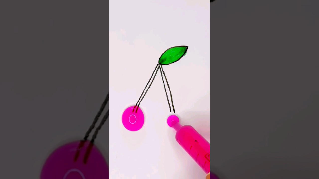 Cherries from drops. 