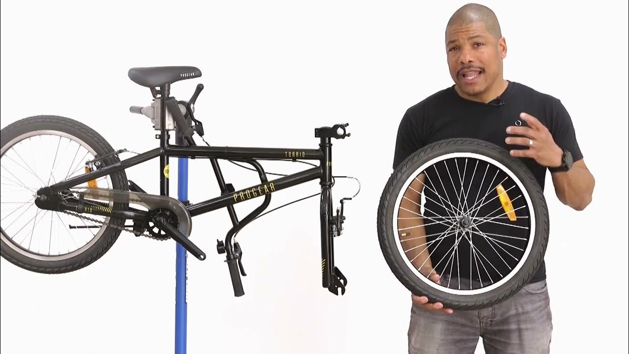 BMX Bike Assembly Step 2 Attaching the Front Wheel YouTube