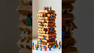 Torre de Waffles en construcción #grokimagine #grok4