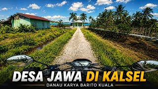 Exploring 'Danau Karya' Village, Anjir Pasar | Javanese Transmigrant Village | Motovlog