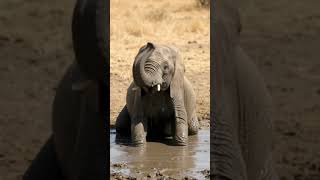 Stay Muddy! 🐘 The Elephant's Hilarious Mud Bath To Beat The Summer Heat!