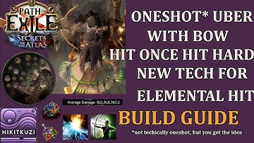 Poe 3.26 | Oneshot Uber Elemental Hit | New tech for more dmg | Meaningful Combat | Build guide