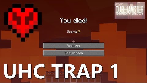 UHC Traps 1: Redstone Ore Lava Trap (New Series)