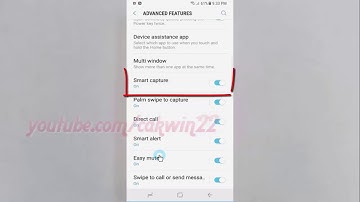Android Nougat : How to Enable or Disable Smart capture on Samsung Galaxy S8 or S8+