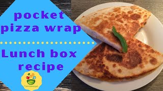 Easy pocket pizza wrap