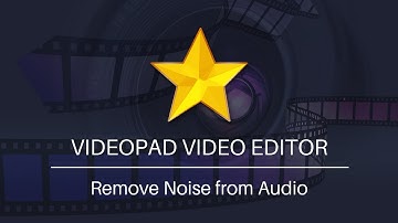 How to Remove Noise from Audio | VideoPad Video Editing Tutorial