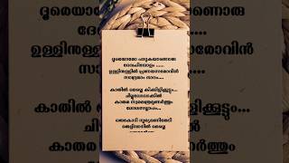 ദൂരെയാരോ പാടുകയാണൊരു| malayalam song lyrics shorts