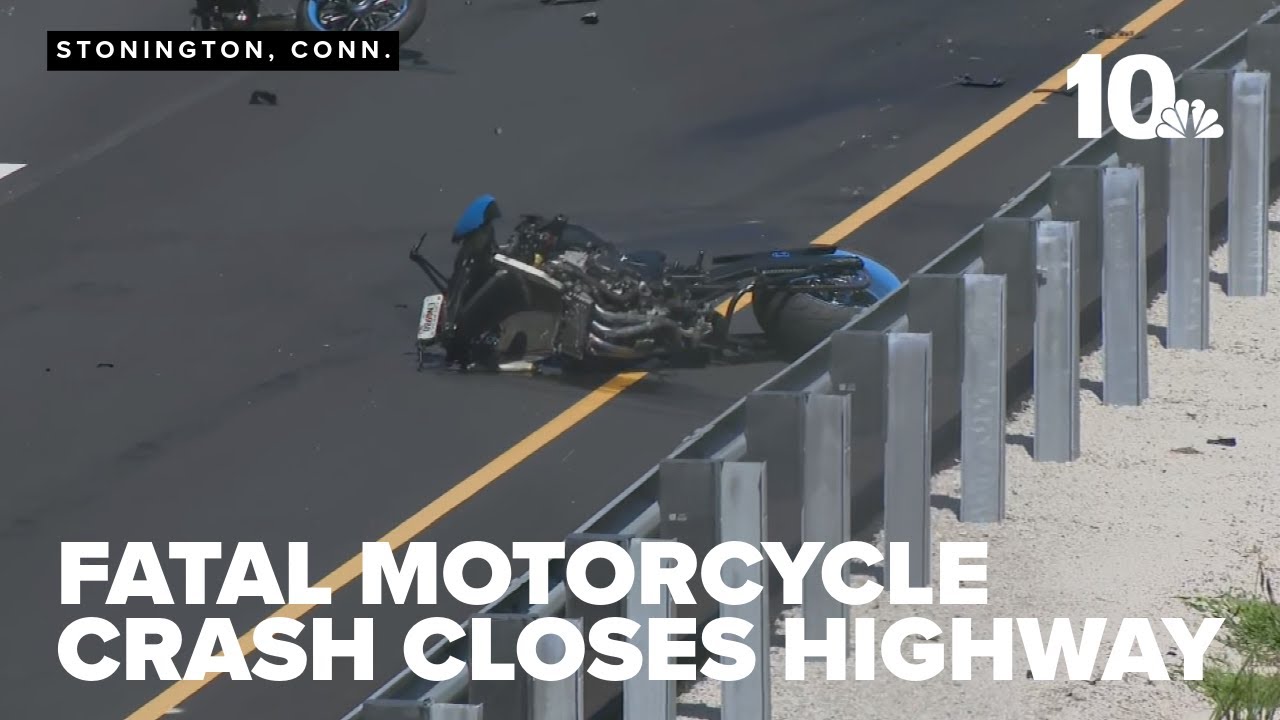 Fatal motorcycle crash closes I-95 south in Connecticut for hours