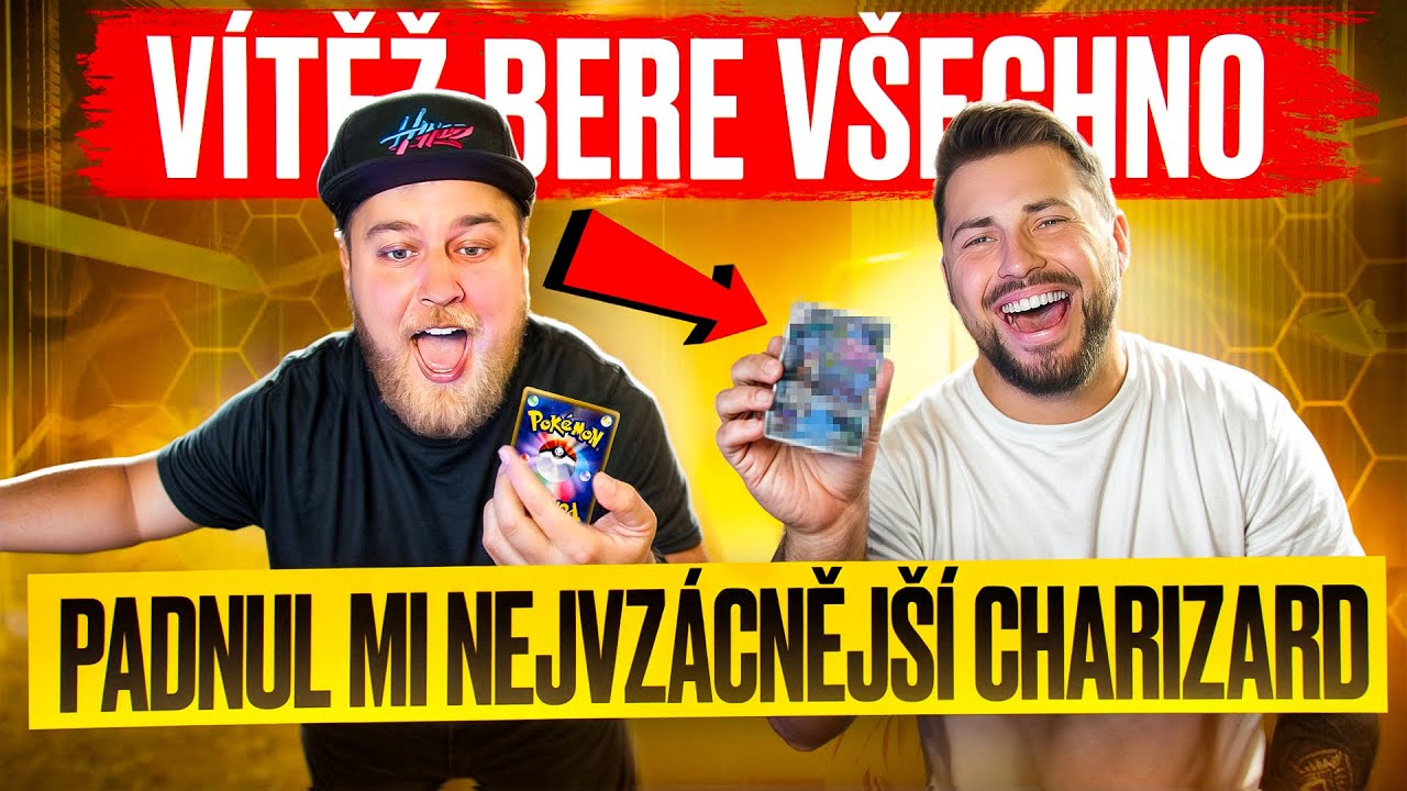 VÍTĚŽ BERE VŠECHNO - PADNUL NEJVZÁCNĚJŠÍ CHARIZARD
