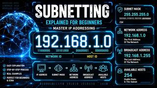 Subnetting Explained for Beginners | Network, Broadcast & Hosts !!!