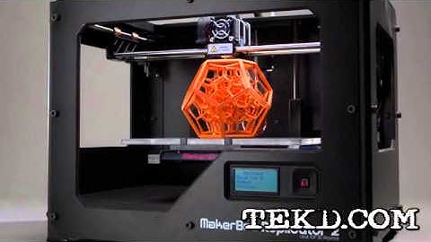 The MakerBot Replicator 2 and 2X for Prosumer 3D Printing