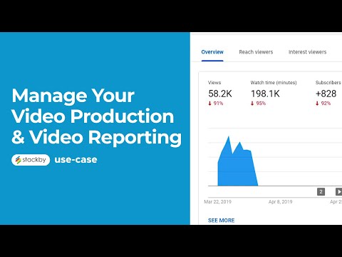 Stackby at Work: Manage your Video Production and YouTube Video Reporting
