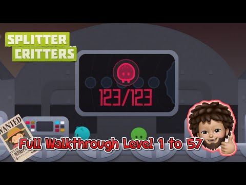 Splitter Critters - Full Walkthrough Level 1 to 57 | Apple Arcade