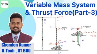 Variable Mass System And Thrust Force ( Part-3) | Chain Problem