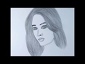 رسم سهل| رسم وجه بقلم الرصاص للمبتدئين |رسم بنات| كيف ترسم ملامح خطوة بخطوة|draw girl with pencil