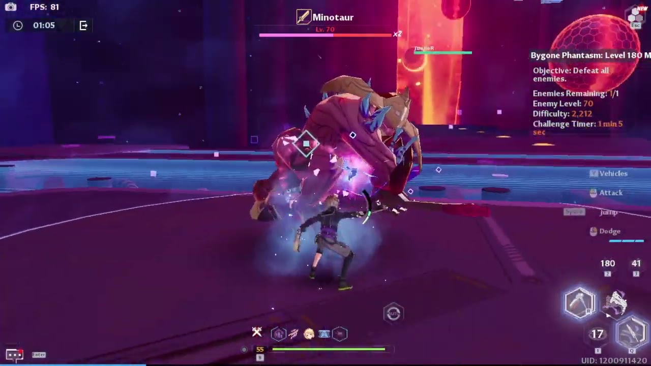 [ToF] Bygone Phantasm | Floor 180 - Minotaur Boss LvL 70