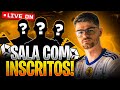 🔥 LIVE FF 🔥 FREE FIRE - AO VIVO 🔥 4X4 + 6X6 COM INSCRITOS 🔥 SALA PERSONALIZADA 🔥 RG REVELA   #200k