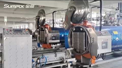 SUMPOT pouch loading and unloading automatic line 90pouches per mins