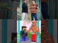 Buff Villager Tries to PRANK Steve... - Funny Animation