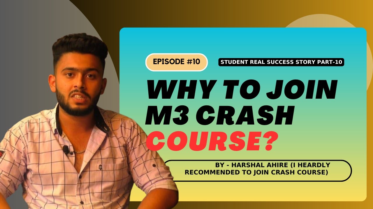 Why to join M3 crash course? | 100% Scoring Guarnatee? | Purple Hat Institute | 