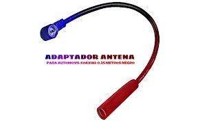 Adaptador de antena para automovil coaxial distribuido por CABLEPELADO - YouTube