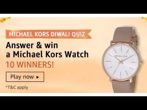 Amazon Michael Kors Diwali Quiz Answers 