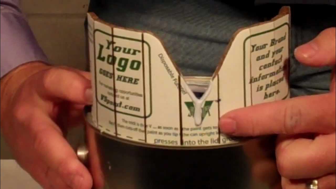 How to Pour Paint without making a Mess.MP4 YouTube