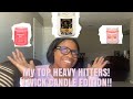 My TOP BATH & BODY WORKS 1 WICK CANDLES HEAVY HITTERS EDITION