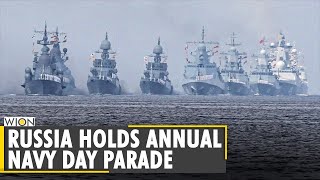 Dozens of warships & aircraft on display at Russia's Navy Day | Vladimir Putin | Latest English News