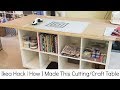 Ikea Hack | How I Made My Cutting/Sewing and Crafting Table