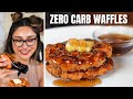 ZERO CARB WAFFLES - Made with ONLY 3 INGREDIENTS!