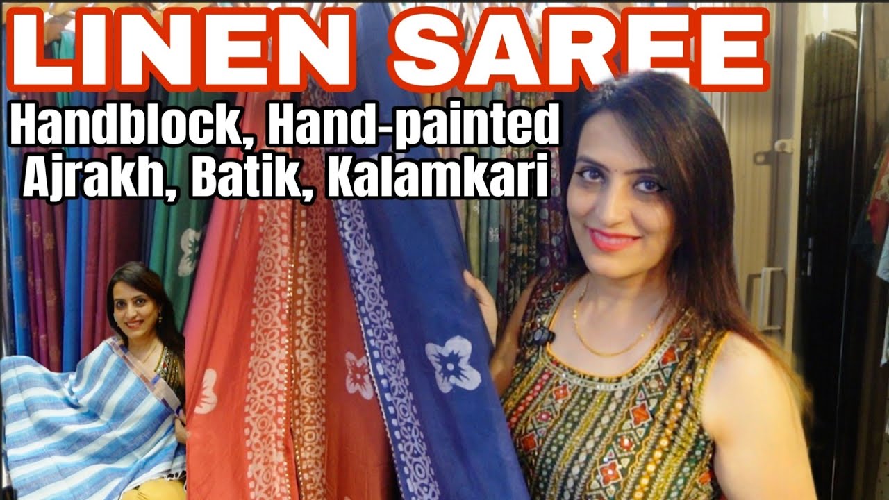 दादर WEST मार्केट- Mumbai's Best HANDBLOCK Print Saree | LINEN SAREES | Handcrafted Saree Design