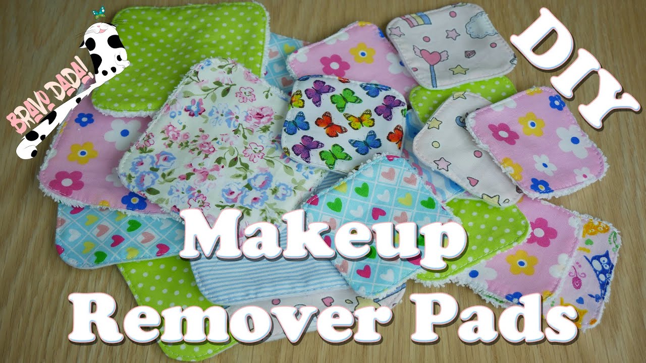 DIY How to Make Reusable Makeup Remover Pads | Sewing Tutorial | Scrap Fabric Project | Bravo Dada