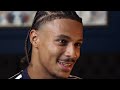 Jean-Mattéo Bahoya's first interview at Leeds United