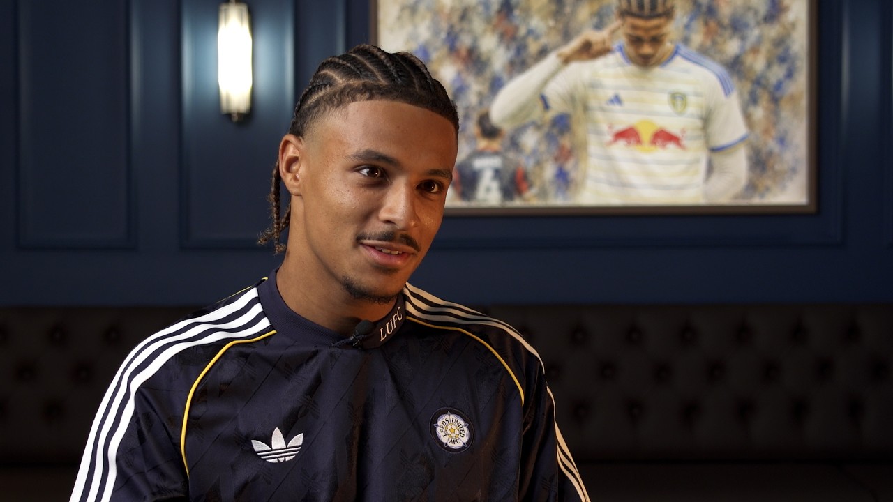 Jean-Mattéo Bahoya's first interview at Leeds United