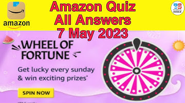Amazon Wheel of Fortune Quiz Answers Today | Amazon Daily Quiz Answers | Technical Sachin