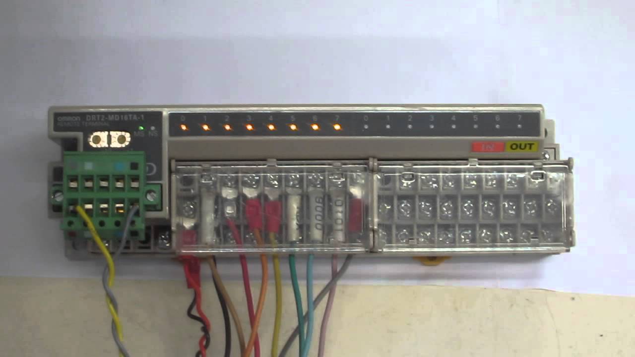 OMRON DRT2-MD16TA-1 Remote I/O terminal (Three-step terminal box ...