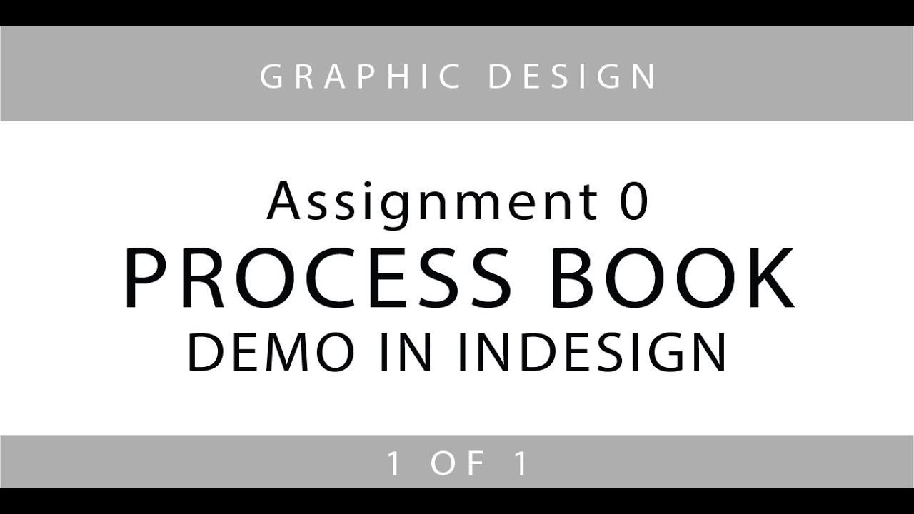 Graphic Design: Assn 0 Process Book Demo - YouTube