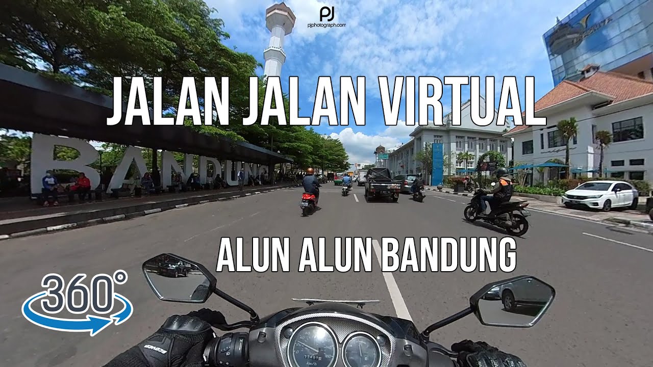 [4K VR 360°] Jalan Jalan Virtual keliling Alun Alun Bandung 13 October 2022