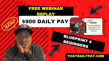 $900 Passive Daily: Learn the 2-Hour Workday Blueprint For Beginners Welcome